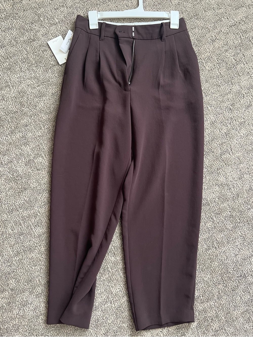 Wilfred Carrot Trousers in Rich Mocha Brown